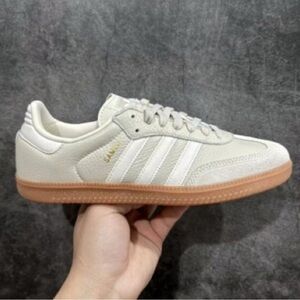Adidas Samba OG Aluminum Gum Chalk White Beige